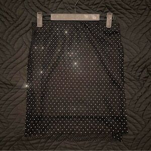 Black Sparkly Skirt